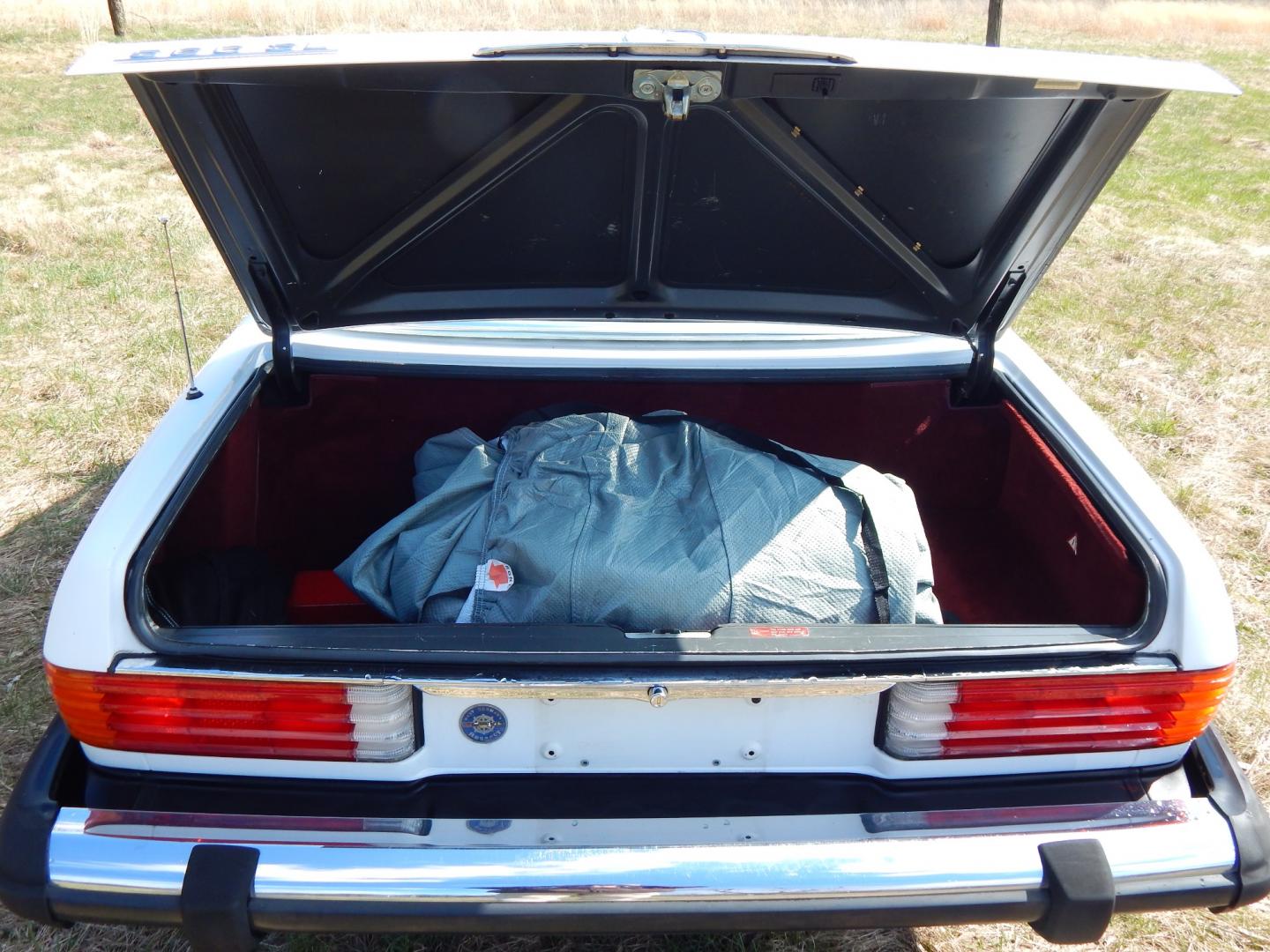 1989 White /Red Mercedes-Benz 560 (WDBBA48D9KA) with an 5.6 Liter V8 engine, Automatic transmission, located at 6528 Lower York Road, New Hope, PA, 18938, (215) 862-9555, 40.358707, -74.977882 - Here is a well cared for 1989 Mercedes-Benz 560 SL 2 top roadster, 5.6 Liter V8 engine, auto trans, leather interior, power windows, central locking system, cruise control, climate control, factory alloy wheels, fog lights, power antenna, wood trim, AM/FM/CD stereo. Comes with car cover. 6/24 Pa. I - Photo#8